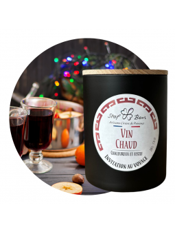 Bougie artisanale parfumée Vin Chaud, made in Provence