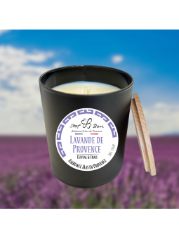 Bougie artisanale parfumée à la Lavande de Provence, made in Provence